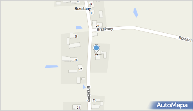 Brzeżany, Brzeżany, 27, mapa Brzeżany