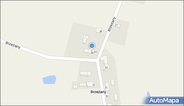 Brzeżany, Brzeżany, 34, mapa Brzeżany