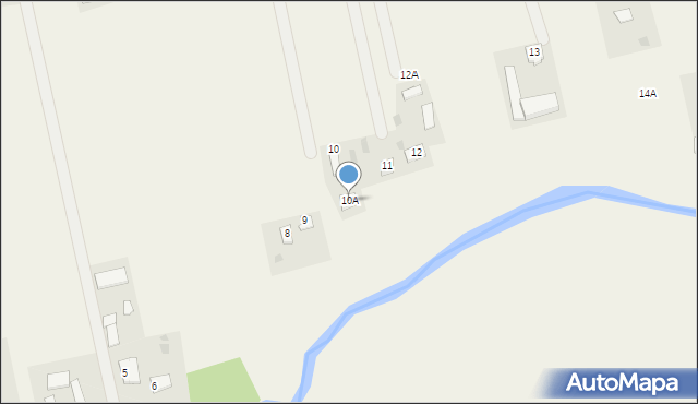 Brzezice, Brzezice, 10A, mapa Brzezice