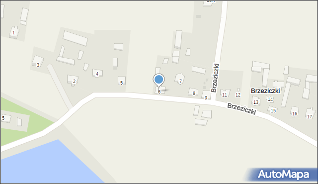 Brzeziczki, Brzeziczki, 6, mapa Brzeziczki