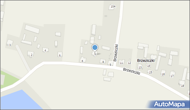 Brzeziczki, Brzeziczki, 7, mapa Brzeziczki