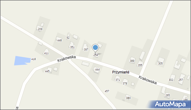 Brzezie, Brzezie, 254, mapa Brzezie