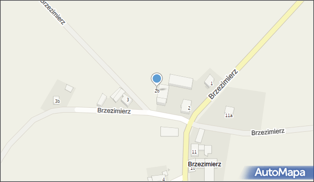 Brzezimierz, Brzezimierz, 2b, mapa Brzezimierz