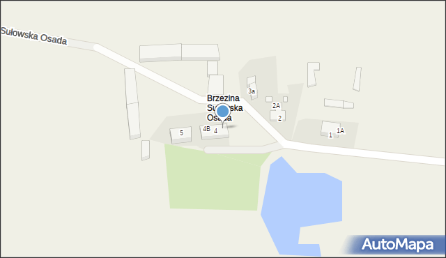 Brzezina Sułowska Osada, Brzezina Sułowska Osada, 4A, mapa Brzezina Sułowska Osada