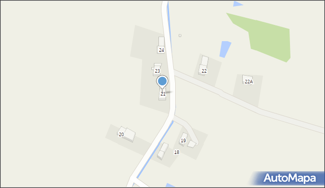 Brzeziniec, Brzeziniec, 21, mapa Brzeziniec