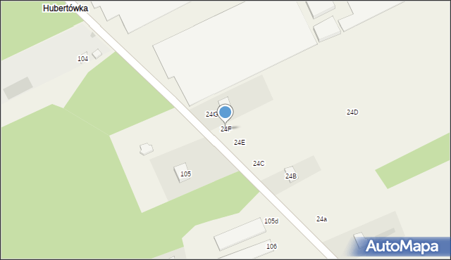 Brzezinka, Brzezinka, 24F, mapa Brzezinka