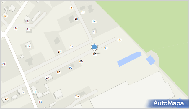 Brzezinka, Brzezinka, 9E, mapa Brzezinka