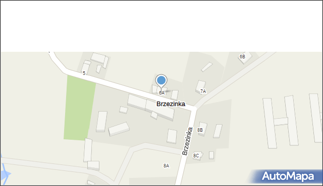 Brzezinka, Brzezinka, 6A, mapa Brzezinka