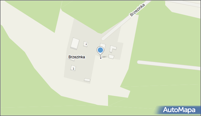 Brzezinka, Brzezinka, 4, mapa Brzezinka