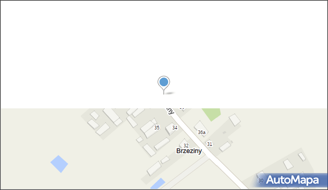 Brzeziny, Brzeziny, 37, mapa Brzeziny