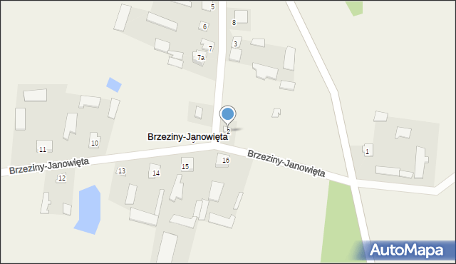 Brzeziny-Janowięta, Brzeziny-Janowięta, 2, mapa Brzeziny-Janowięta