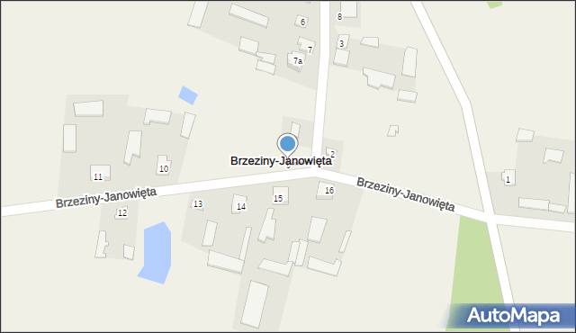 Brzeziny-Janowięta, Brzeziny-Janowięta, 9, mapa Brzeziny-Janowięta