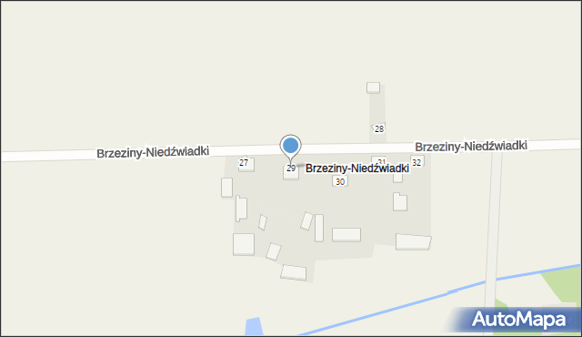 Brzeziny-Janowięta, Brzeziny-Niedźwiadki, 29, mapa Brzeziny-Janowięta