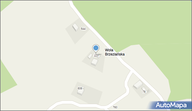 Brzezna, Brzezna, 123, mapa Brzezna