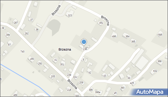 Brzezna, Brzezna, 1236, mapa Brzezna