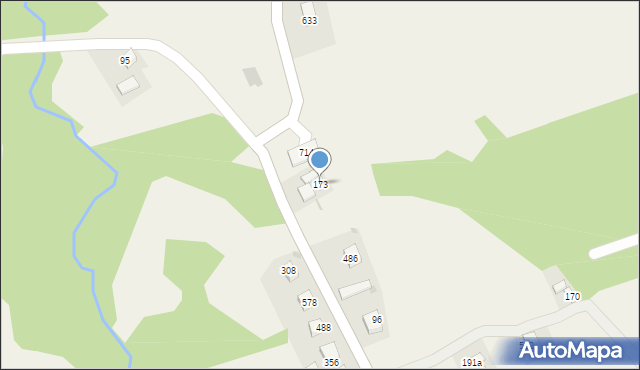 Brzezna, Brzezna, 173, mapa Brzezna