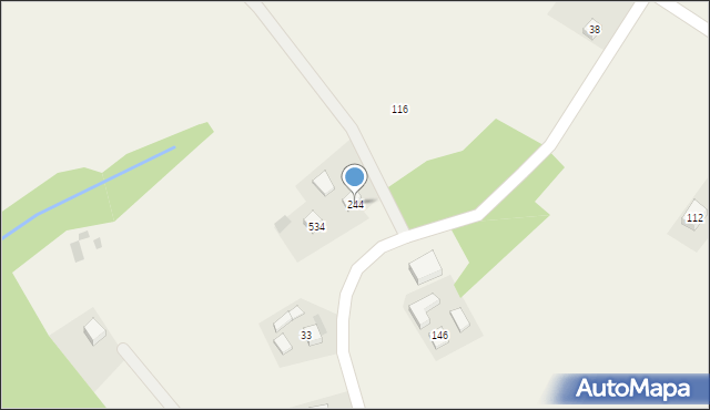 Brzezna, Brzezna, 244, mapa Brzezna