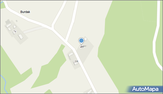 Brzezna, Brzezna, 485, mapa Brzezna