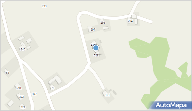 Brzezna, Brzezna, 528, mapa Brzezna