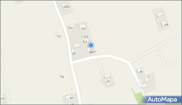 Brzezna, Brzezna, 544, mapa Brzezna