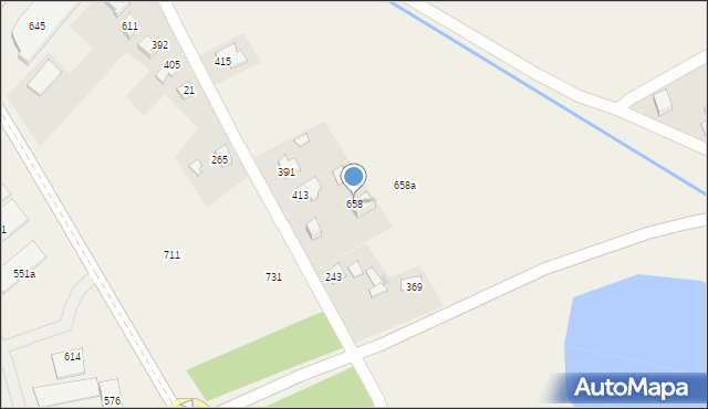 Brzezna, Brzezna, 658, mapa Brzezna