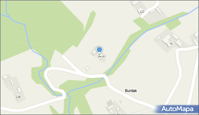 Brzezna, Brzezna, 77, mapa Brzezna