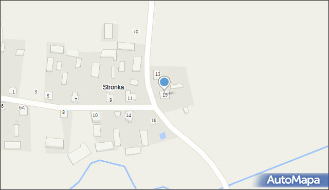 Brzeźnica, Brzeźnica, 15, mapa Brzeźnica