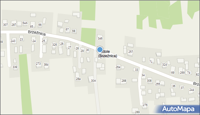 Brzeźnica, Brzeźnica, 31, mapa Brzeźnica