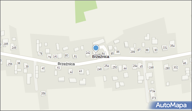 Brzeźnica, Brzeźnica, 84a, mapa Brzeźnica