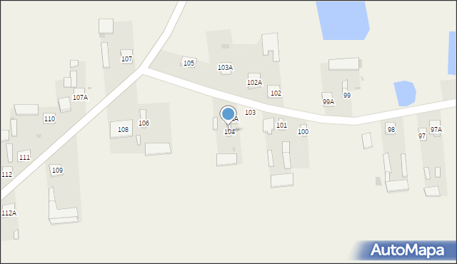 Brzeźnica Bychawska, Brzeźnica Bychawska, 104, mapa Brzeźnica Bychawska