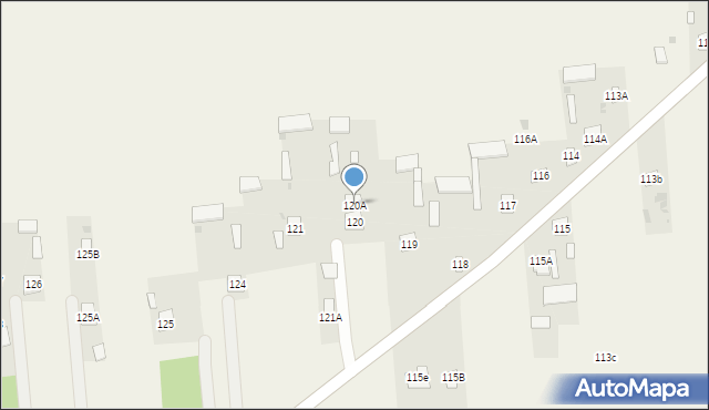 Brzeźnica Bychawska, Brzeźnica Bychawska, 120A, mapa Brzeźnica Bychawska