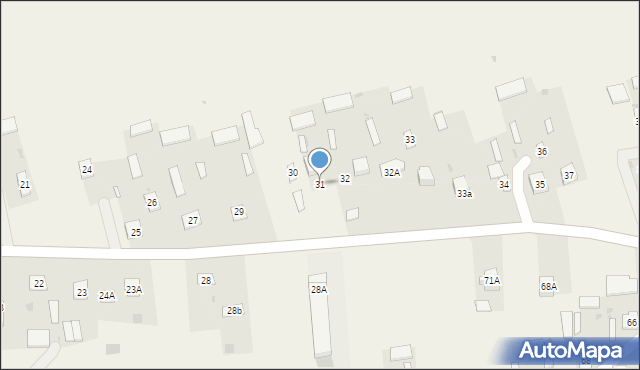 Brzeźnica Bychawska-Kolonia, Brzeźnica Bychawska-Kolonia, 31, mapa Brzeźnica Bychawska-Kolonia