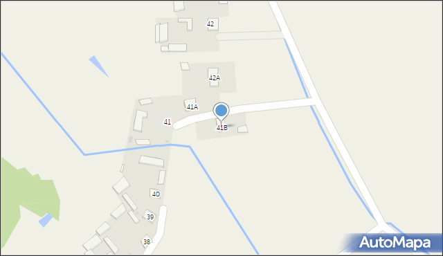 Brzeźnica Książęca-Kolonia, Brzeźnica Książęca-Kolonia, 41B, mapa Brzeźnica Książęca-Kolonia