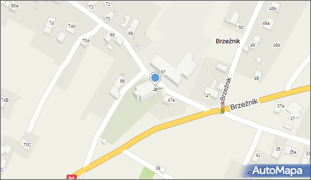 Brzeźnik, Brzeźnik, 46, mapa Brzeźnik