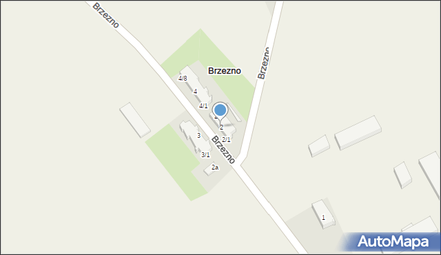 Brzezno, Brzezno, 2, mapa Brzezno