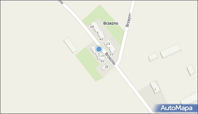 Brzezno, Brzezno, 3/2, mapa Brzezno