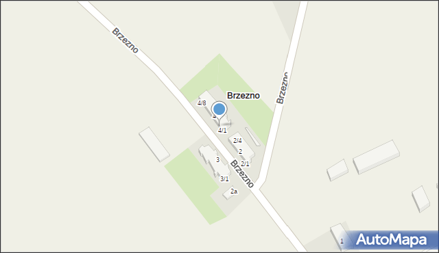 Brzezno, Brzezno, 4/2, mapa Brzezno