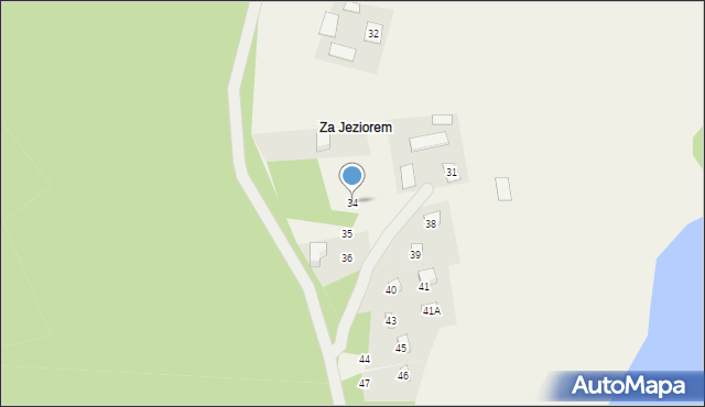 Brzeźno, Brzeźno, 34, mapa Brzeźno