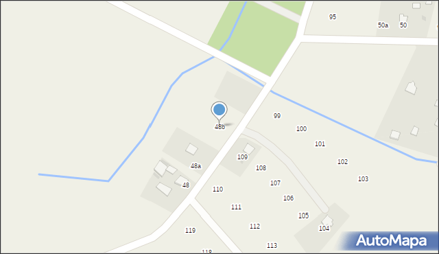 Brzeźno, Brzeźno, 48b, mapa Brzeźno