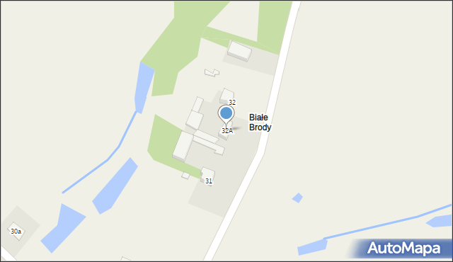 Brzeźno Stare, Brzeźno Stare, 32A, mapa Brzeźno Stare