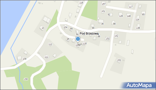 Brzezowa, Brzezowa, 118a, mapa Brzezowa