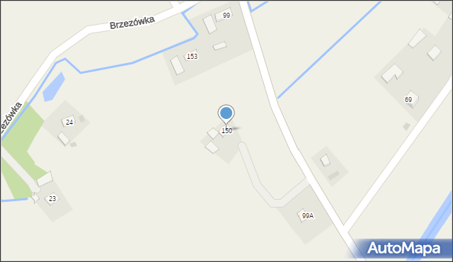 Brzezówka, Brzezówka, 150, mapa Brzezówka