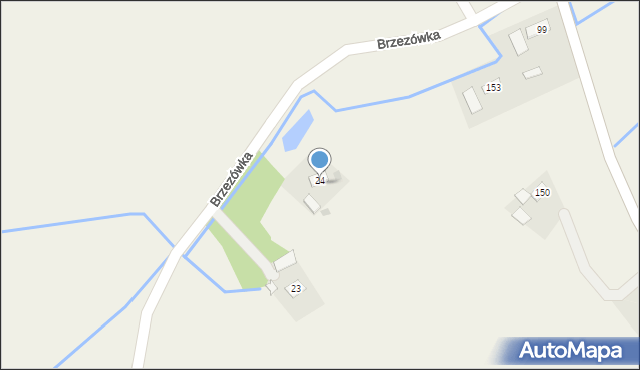 Brzezówka, Brzezówka, 24, mapa Brzezówka