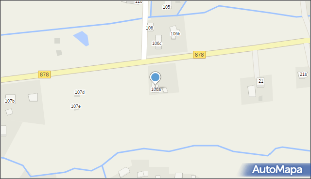 Brzezówka, Brzezówka, 106a, mapa Brzezówka