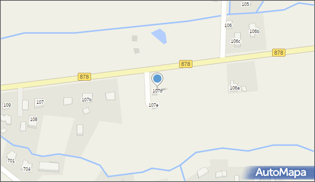 Brzezówka, Brzezówka, 107d, mapa Brzezówka