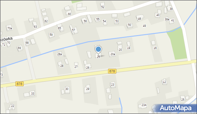 Brzezówka, Brzezówka, 25, mapa Brzezówka