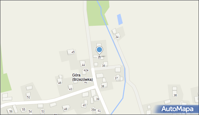 Brzezówka, Brzezówka, 35, mapa Brzezówka