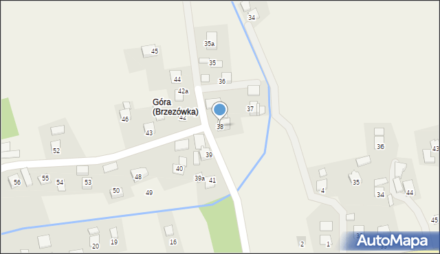 Brzezówka, Brzezówka, 38, mapa Brzezówka