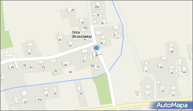 Brzezówka, Brzezówka, 39, mapa Brzezówka