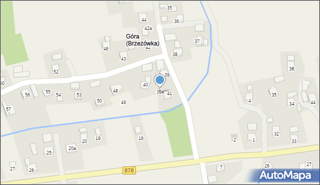 Brzezówka, Brzezówka, 39a, mapa Brzezówka